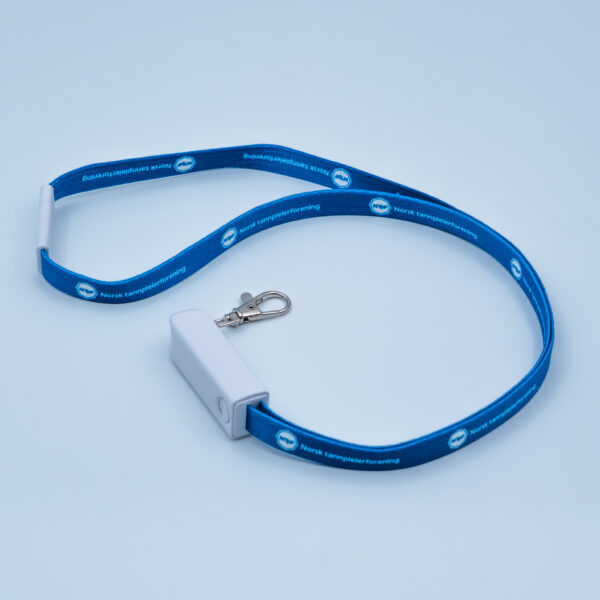 NTpF 3-i-1 Lanyard Ladekabel – Praktisk nøkkelbånd med logo - Bilde 3